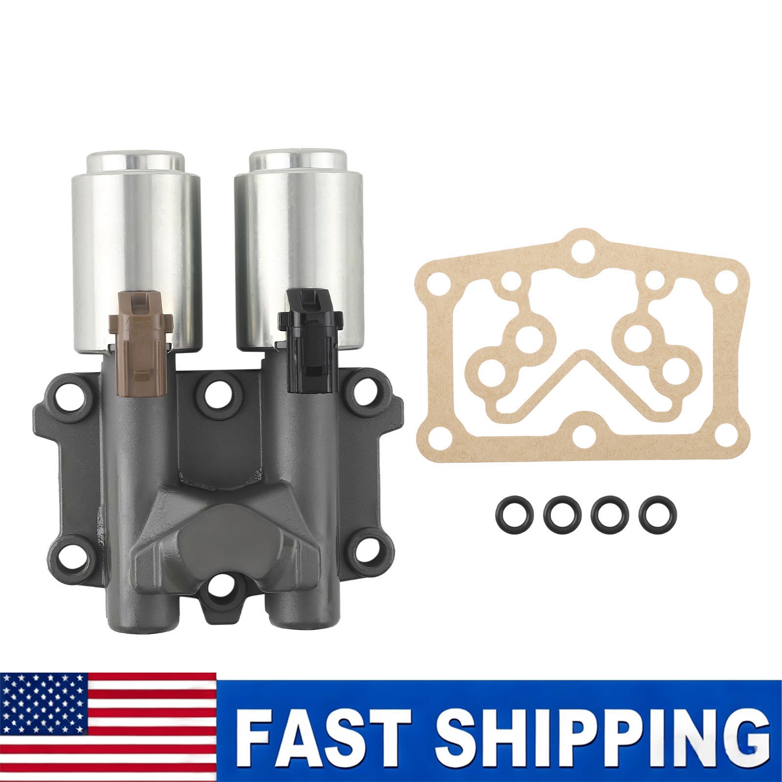 1x Transmission Dual Linear Solenoid for Honda Odyssey 98-06 Pilot 03-07 3.5L