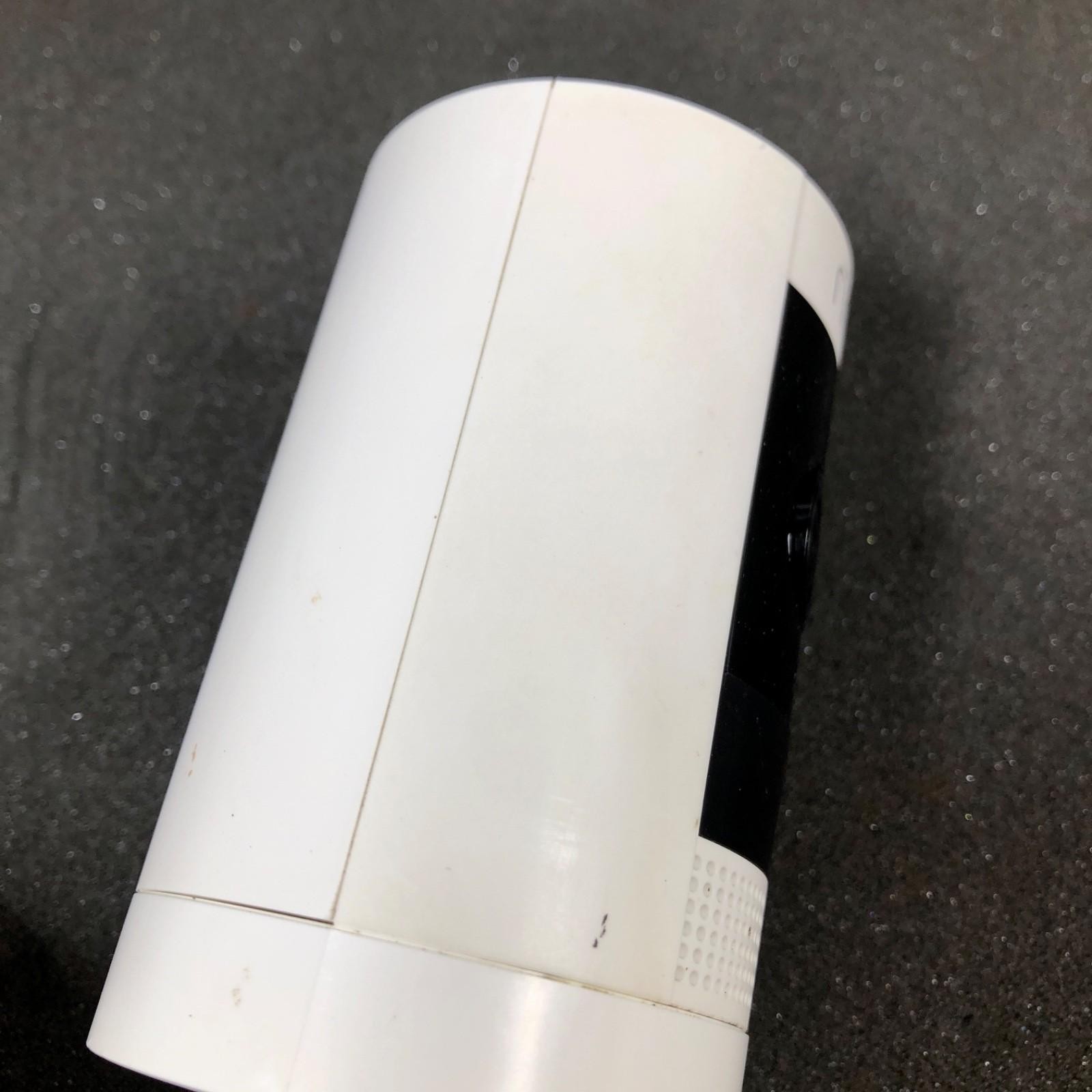 Ring 5UM7E5 Stick Up Cam Security Camera - White (No Battery & Mounting Plate)