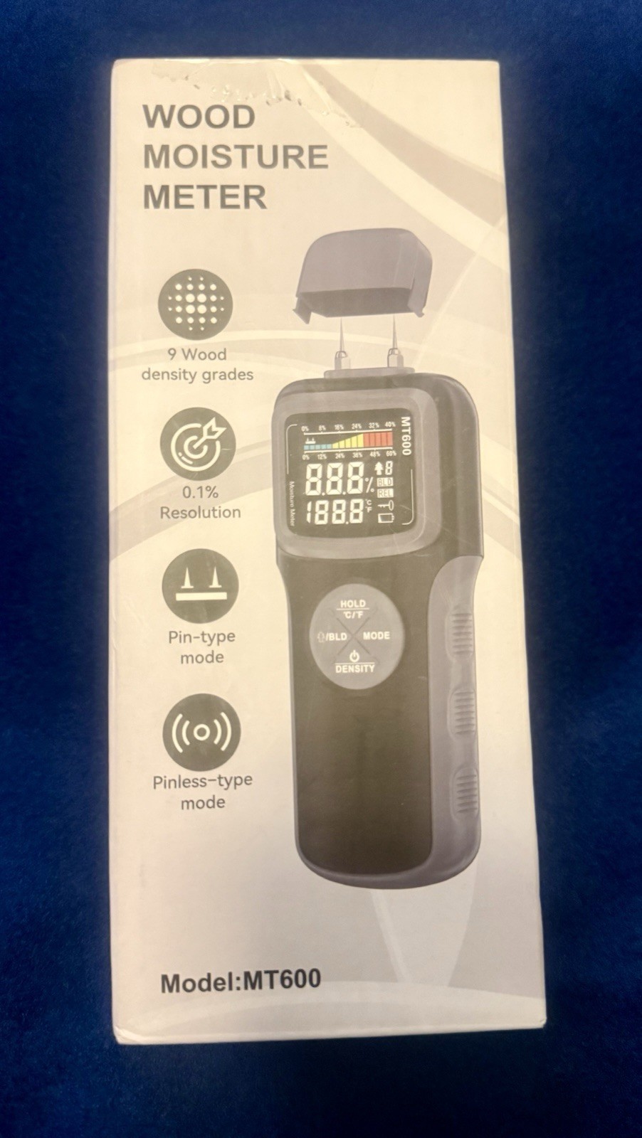 Wood Moisture Meter Model Mt600
