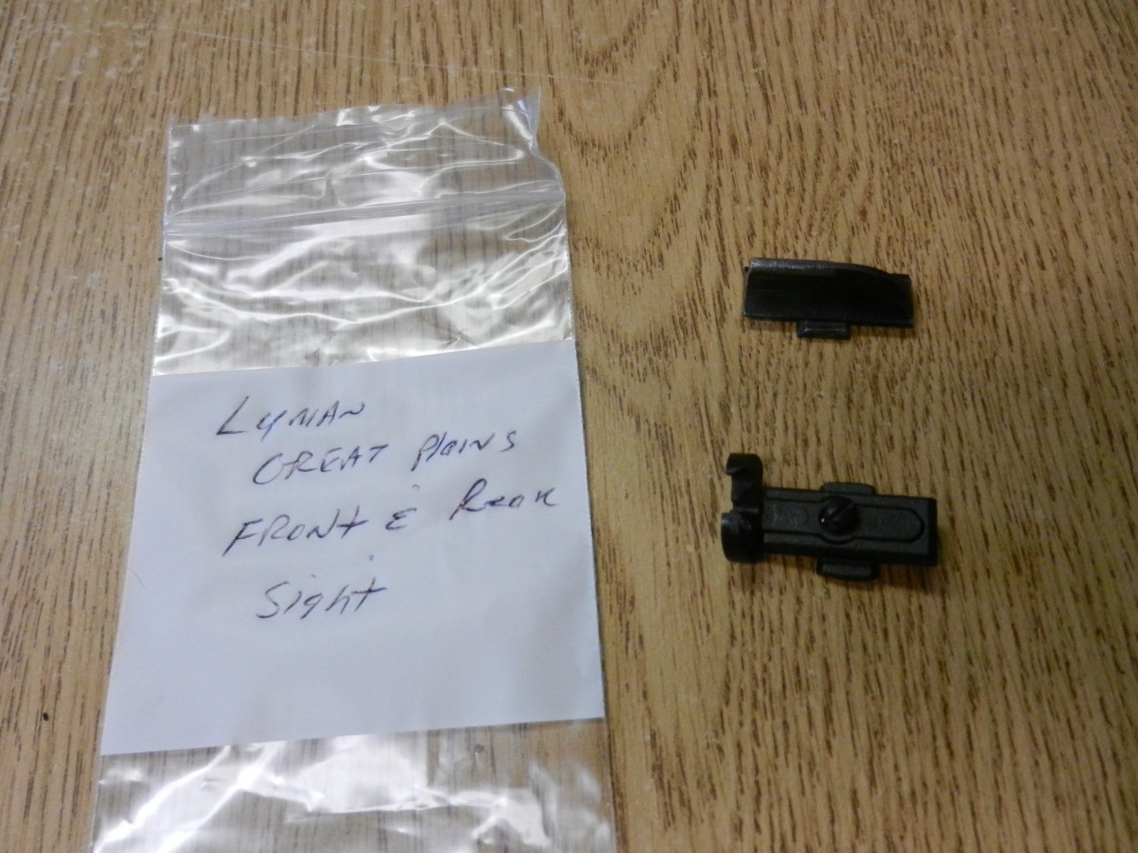 Lot Lyman Great Plains Rear Sight & T/C Hawken Front Sight -Both Dovetail Used
