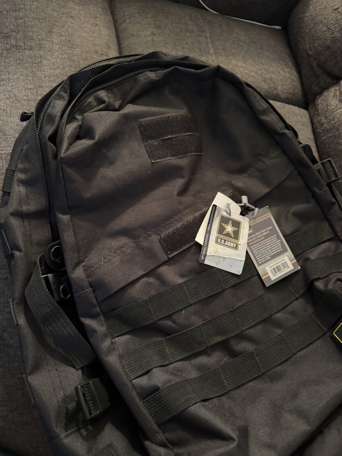 Officially Licensed US Army Rucksack Backpack Black W/ Tags