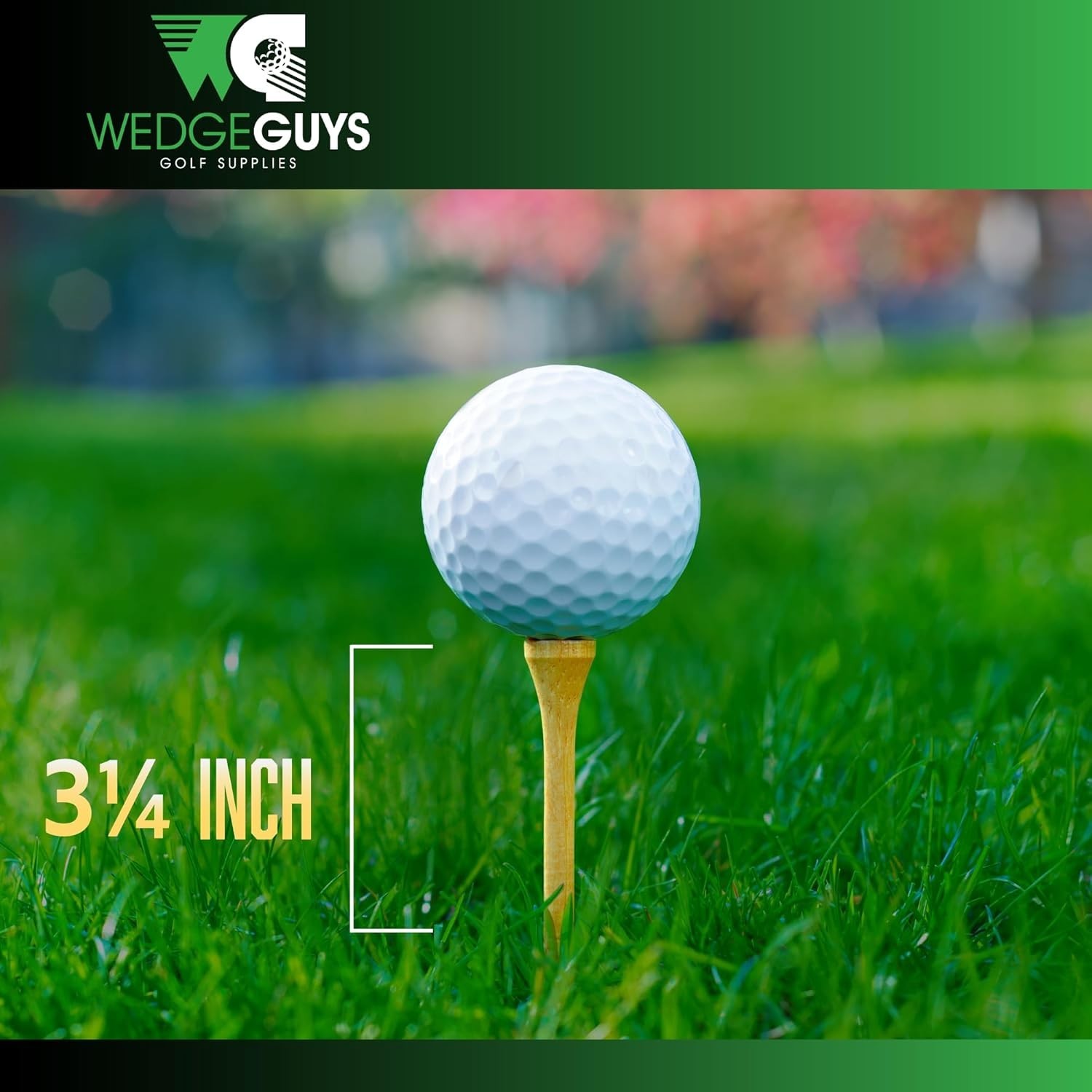 Bulk Bamboo Golf Tees - Stronger Than Wood, Biodegradable & PGA Certified