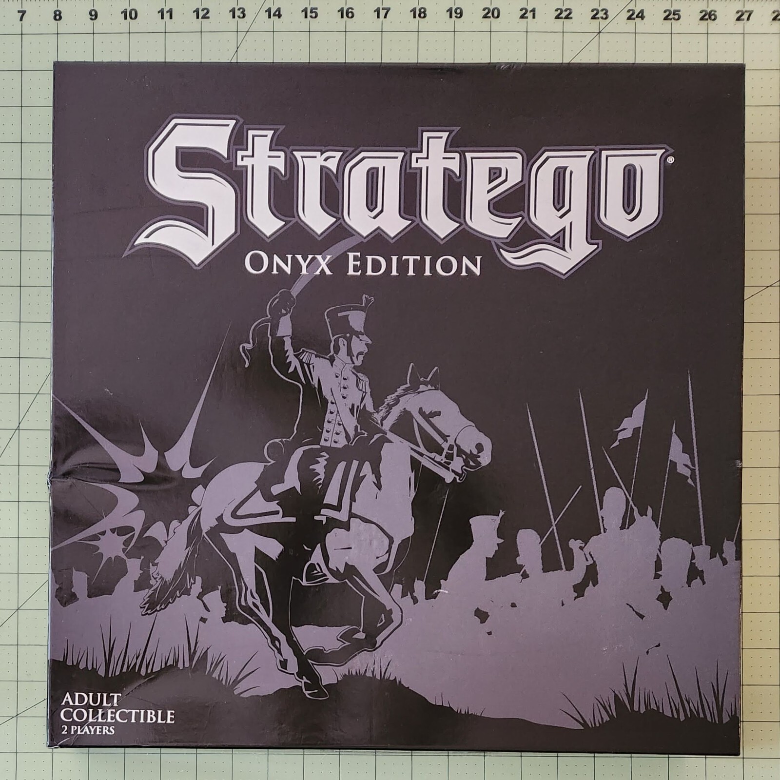 STRATEGO Onyx GAME PARTS ONLY Red & Blue Wood Playing Pieces Rule Pamphlet Board