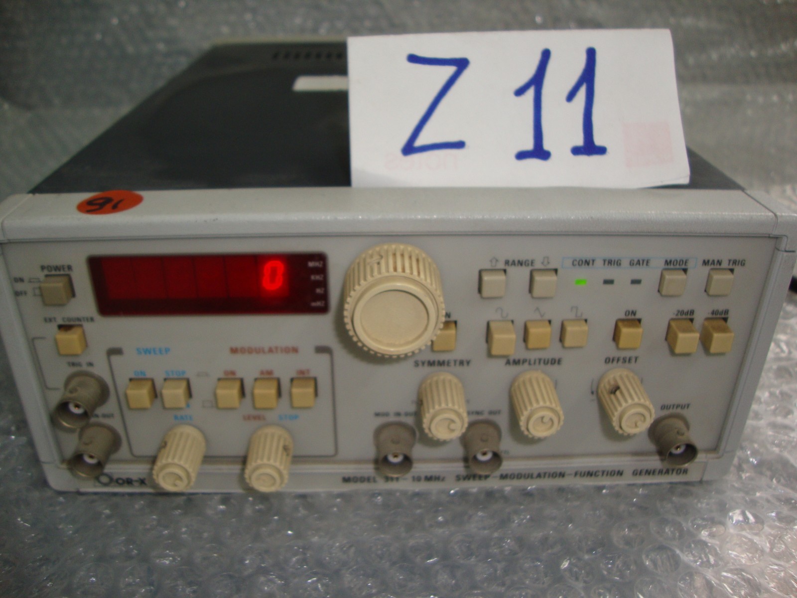 OR-X 311 10 MHz SWEEP MODULATION FUNCTION GENERATOR