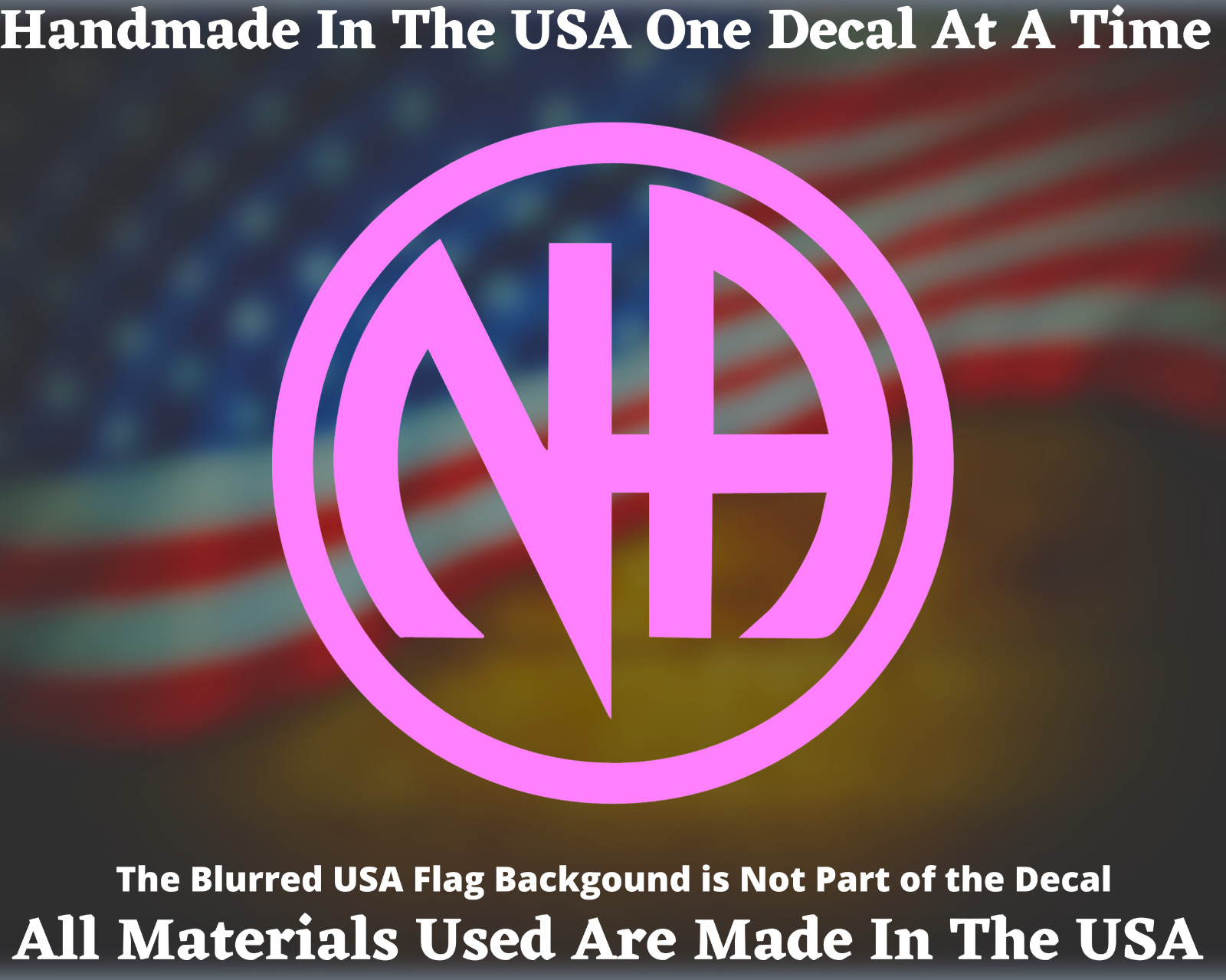 NA (Narcotics Anonymous) Logo Car Window Decal US Seller