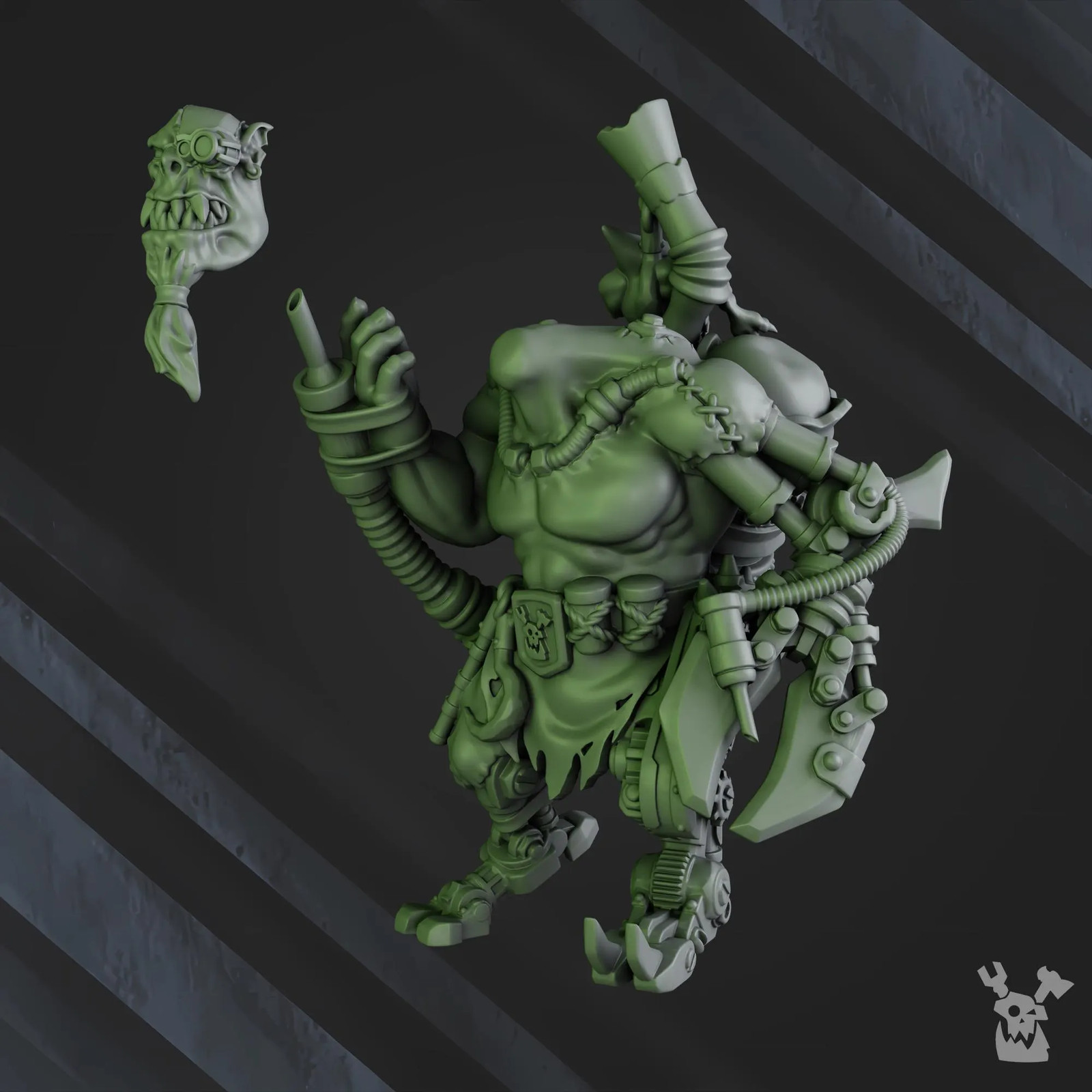 3d Printed Lecta Sawbones by DakkaDakka Miniatures