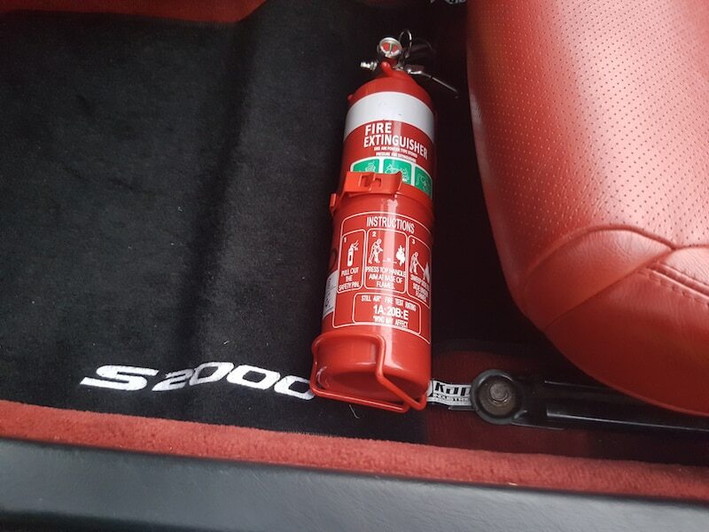 Honda S2000 Fire Extinguisher Bracket