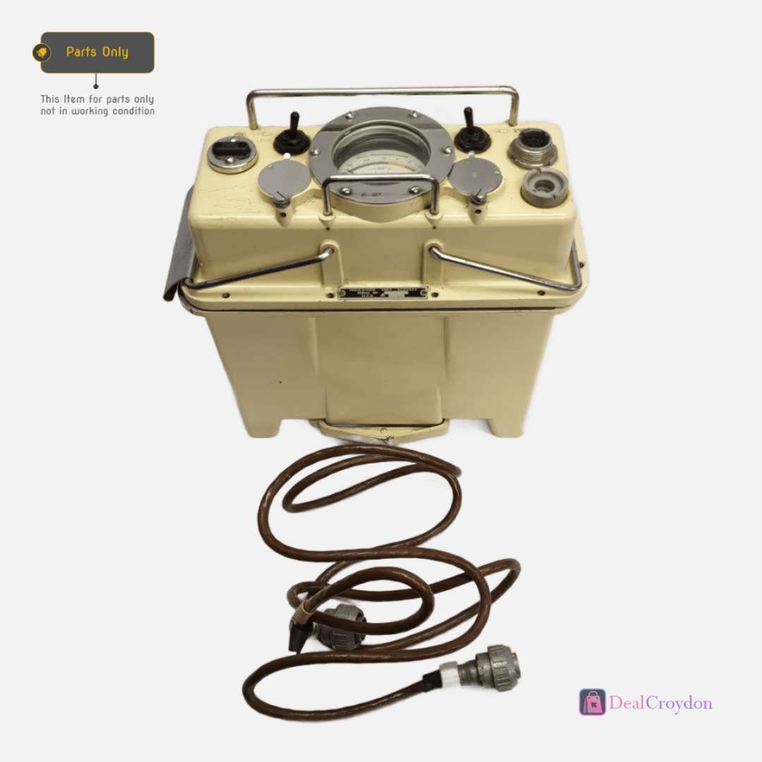 CONTAMINATION METER GEIGER COUNTER COLD WAR ERA UNTESTED FOR PARTS