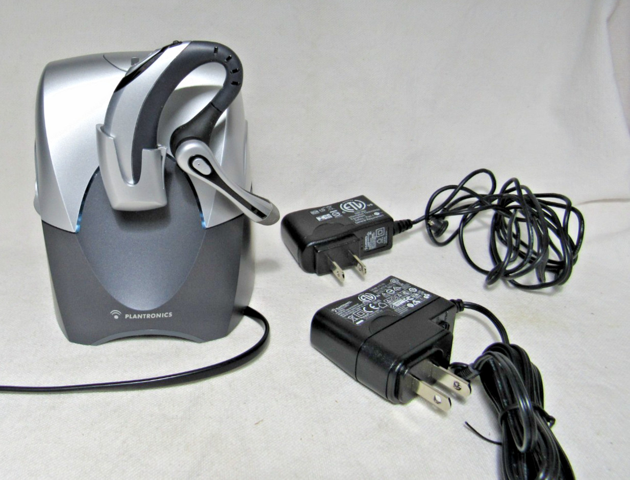 Plantronics Voyager 500A Bluetooth Headset Wireless Earphone & Charging Dock