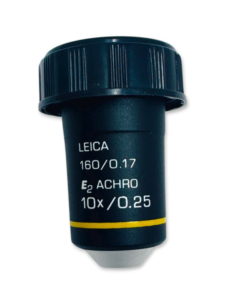 Leica 13494005 E2 Achro 10x/0.25 160/0.17 Microscope Objective Lens