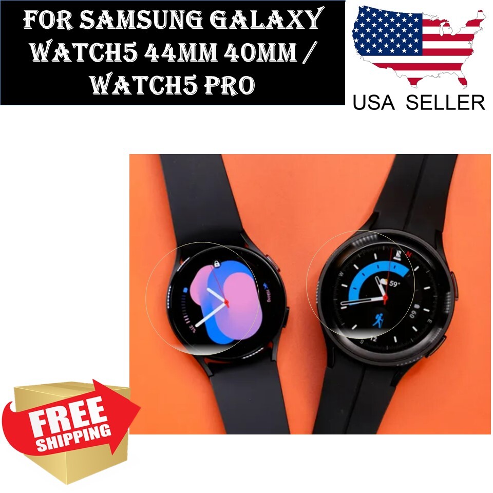 2pcs Screen Protector TPU Clear Film Cover for Samsung Galaxy Watch5 Watch 5 Pro