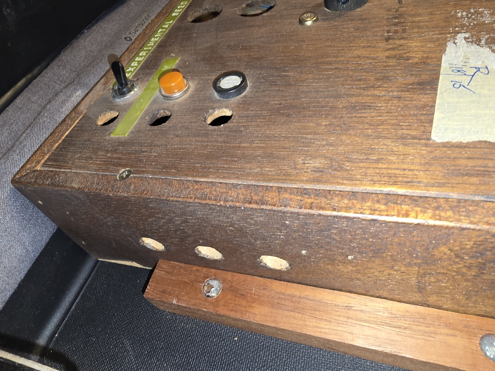 Vintage custom-built Electronic Experimental Seed Germinator With Case