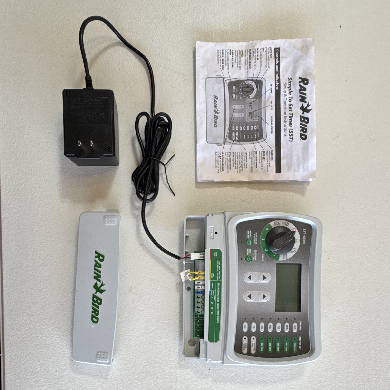 Rain Bird SST400IN Indoor Sprinkler/Irrigation System 4-Zone Timer