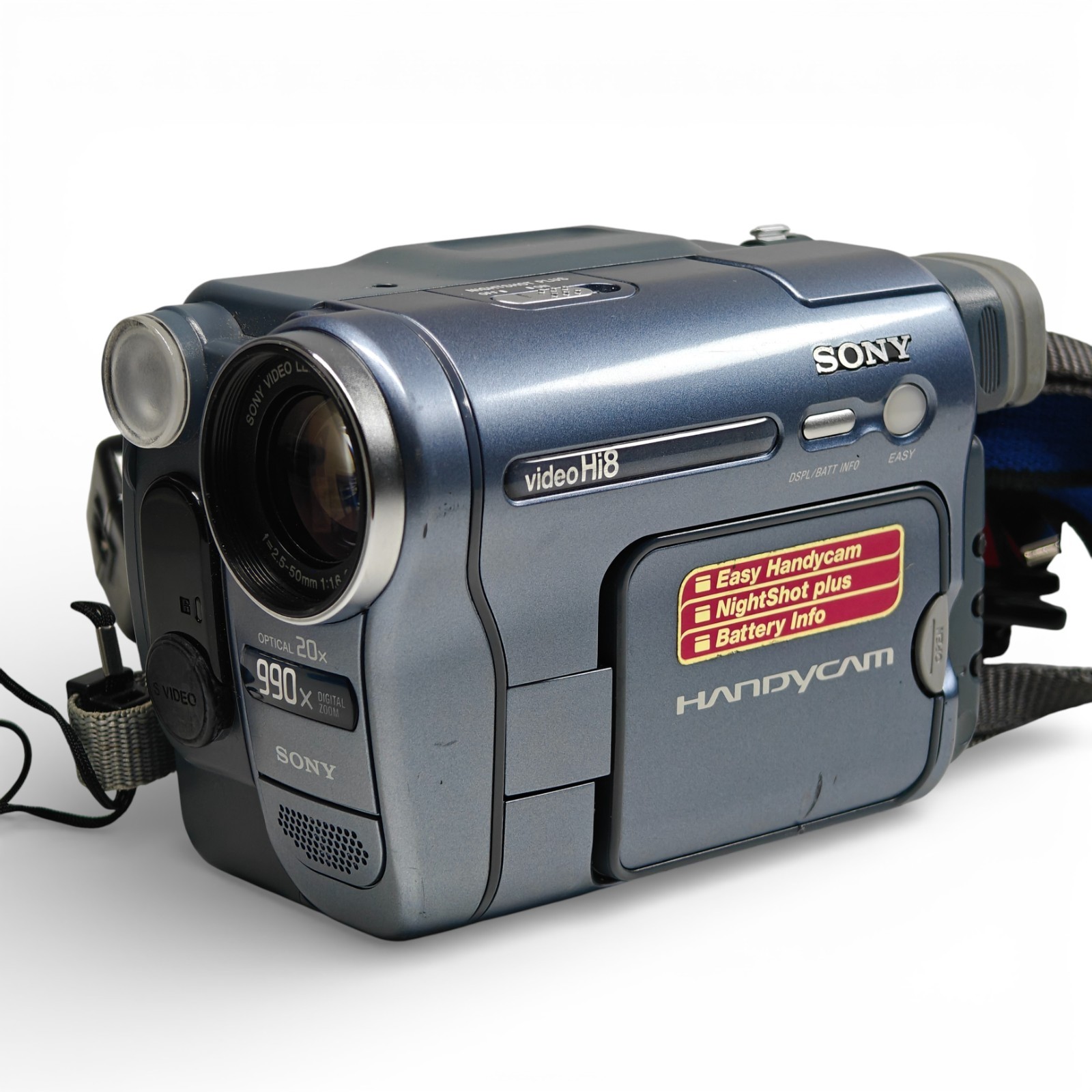 Sony Handycam CCD-TRV228E Hi8 Tape Camcorder 20x 990x Zoom NightShot + Charger