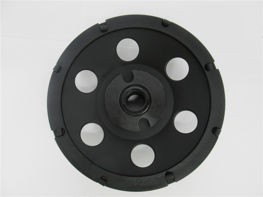 5" (125mm) PCD Grinding Cup, 8 Segment, 5/8" Arbor