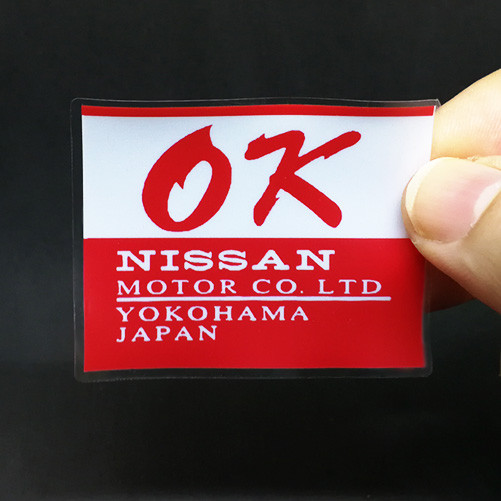 OK NISSAN DECALS, STICKERS for Inside/Outside Window, Datsun, 240Z, 260Z, 280Z