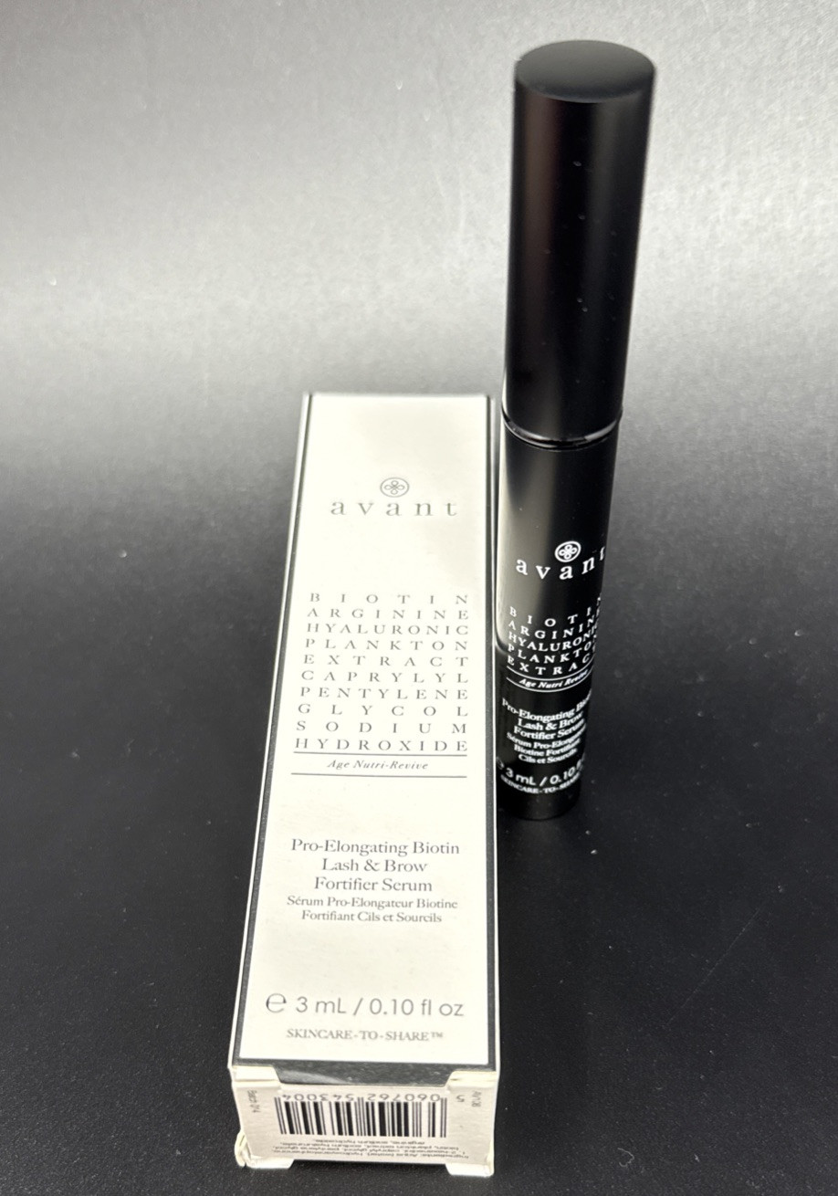 AVANT Pro-Elongating Biotin Lash & Brow Fortifier Serum 0.1 fl Oz/. NIB NY#55