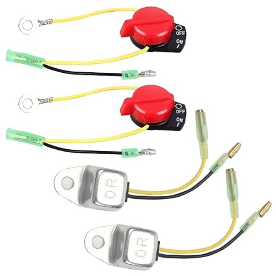 4 Pack Predator 212 Kill Switch & Low Oil Alert Sensor, Small Engine On Off Stop