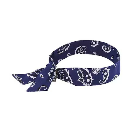 Ergodyne 6700 Cooling Bandana, Universal, Blue