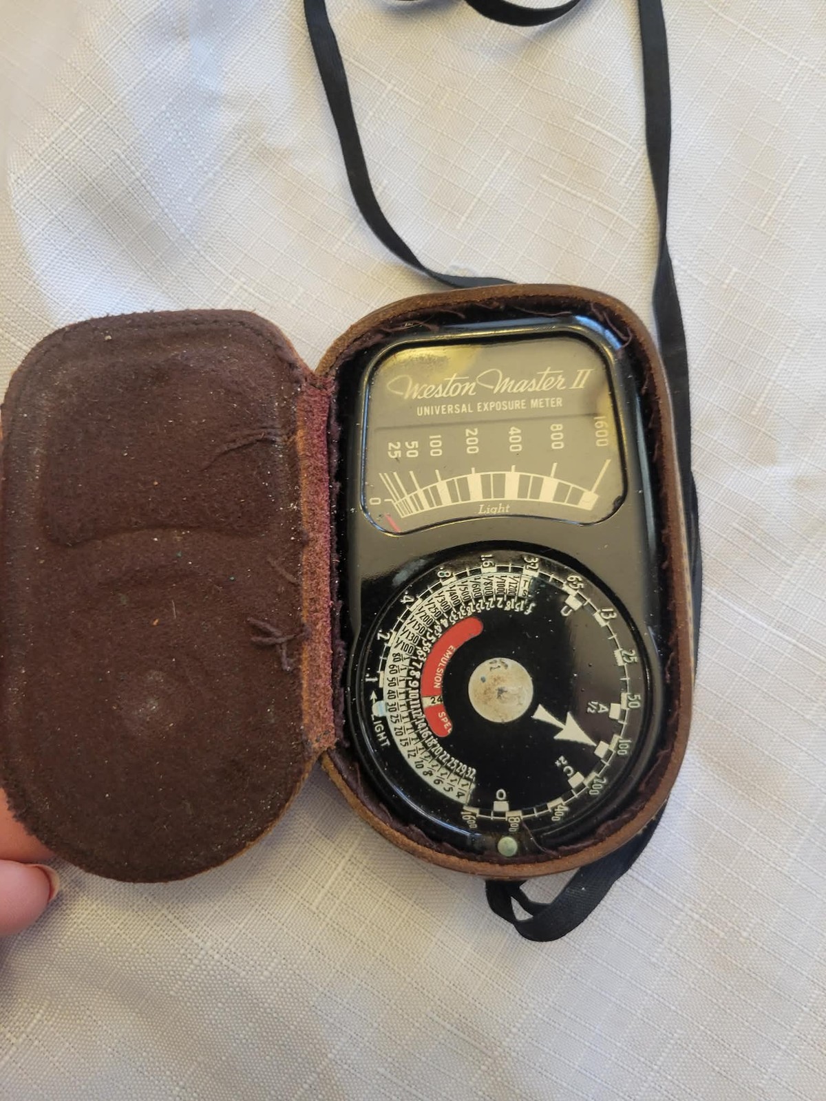 Vintage Weston Master II Universal Radiation Exposure Meter Model 735 w/ Case