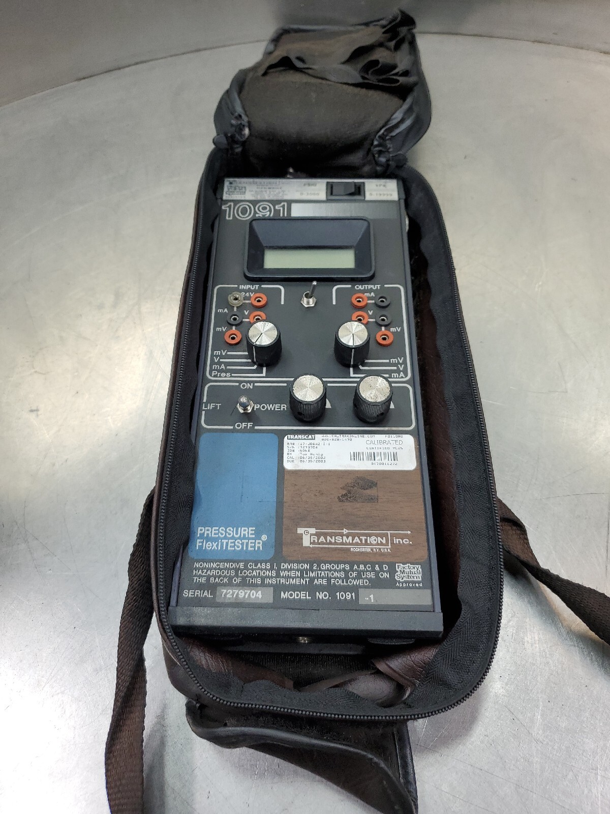 TRANSMATION 1091-1 Pressure FlexiTester Calibrator.                        6E-19