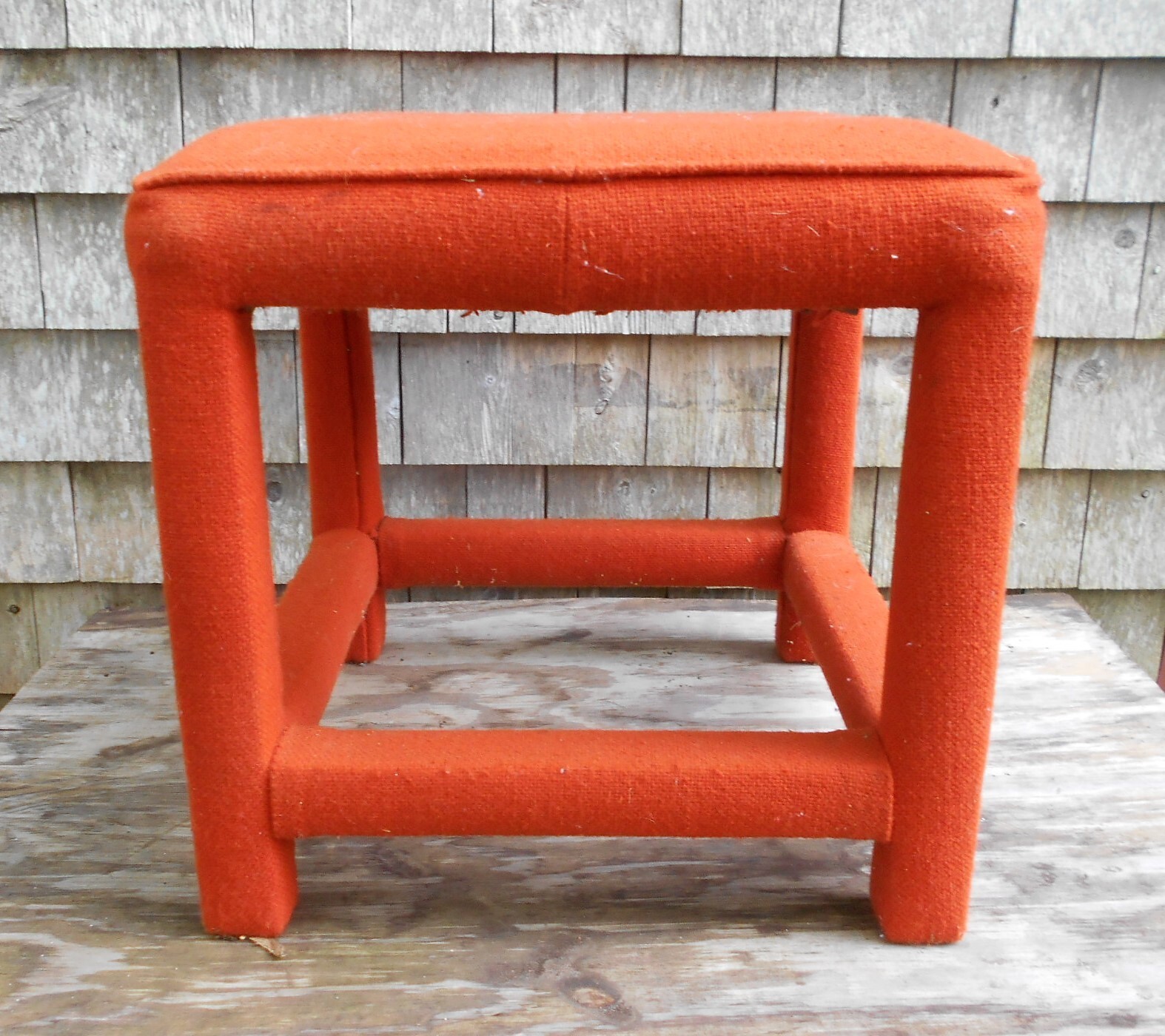 VINTAGE MID CENTURY MODERN MILO BAUGHMAN FOOTSTOOL