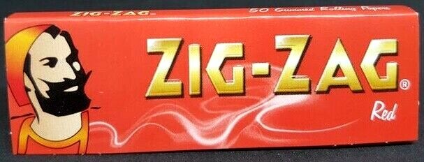ZIG ZAG RED ROLLING PAPERS Single Wide Buy4@ $1.28/Pk! Best Price USA SHIPPER