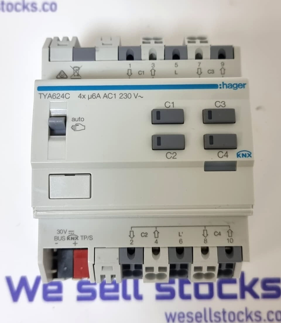 Hager TYA624C Shutter Actuator 6A 230V