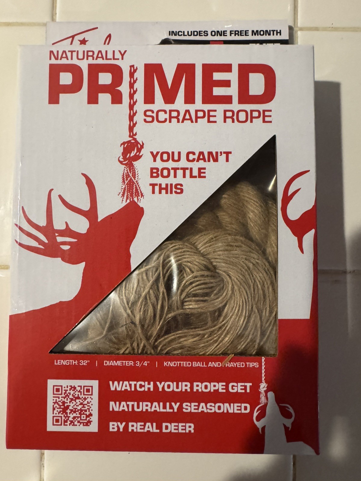 TINK'S Naturally PRIMED Scrape Rope 32" Deer Hunting Lure Attractant