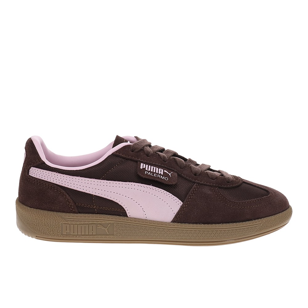 PUMA Palermo Vintage Update Lace Up  Womens Brown Sneakers Casual Shoes 40746005