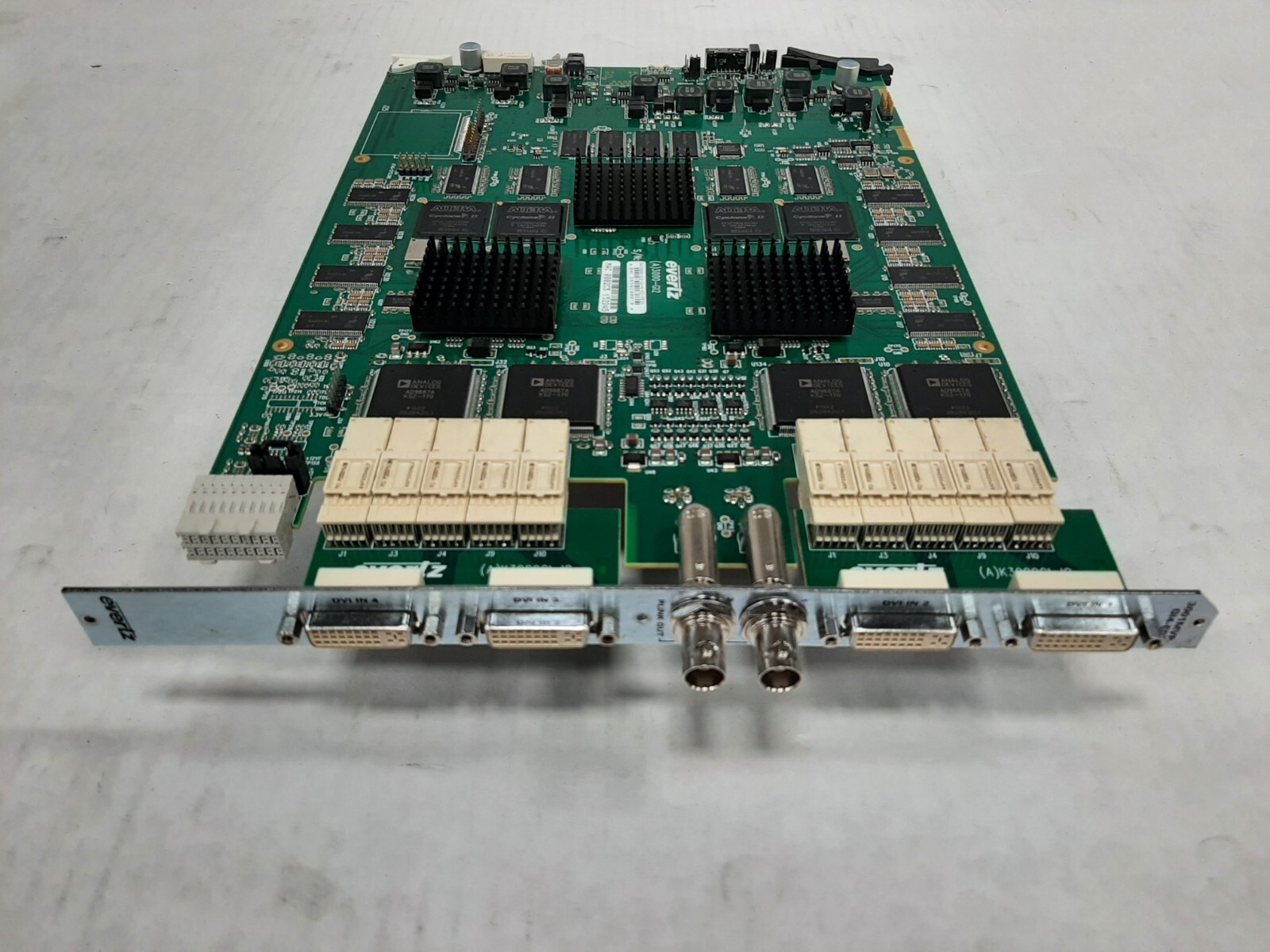 Evertz 3001MVP-GI4-ED DVI/RGBHV Graphics Input Module with BackPanel