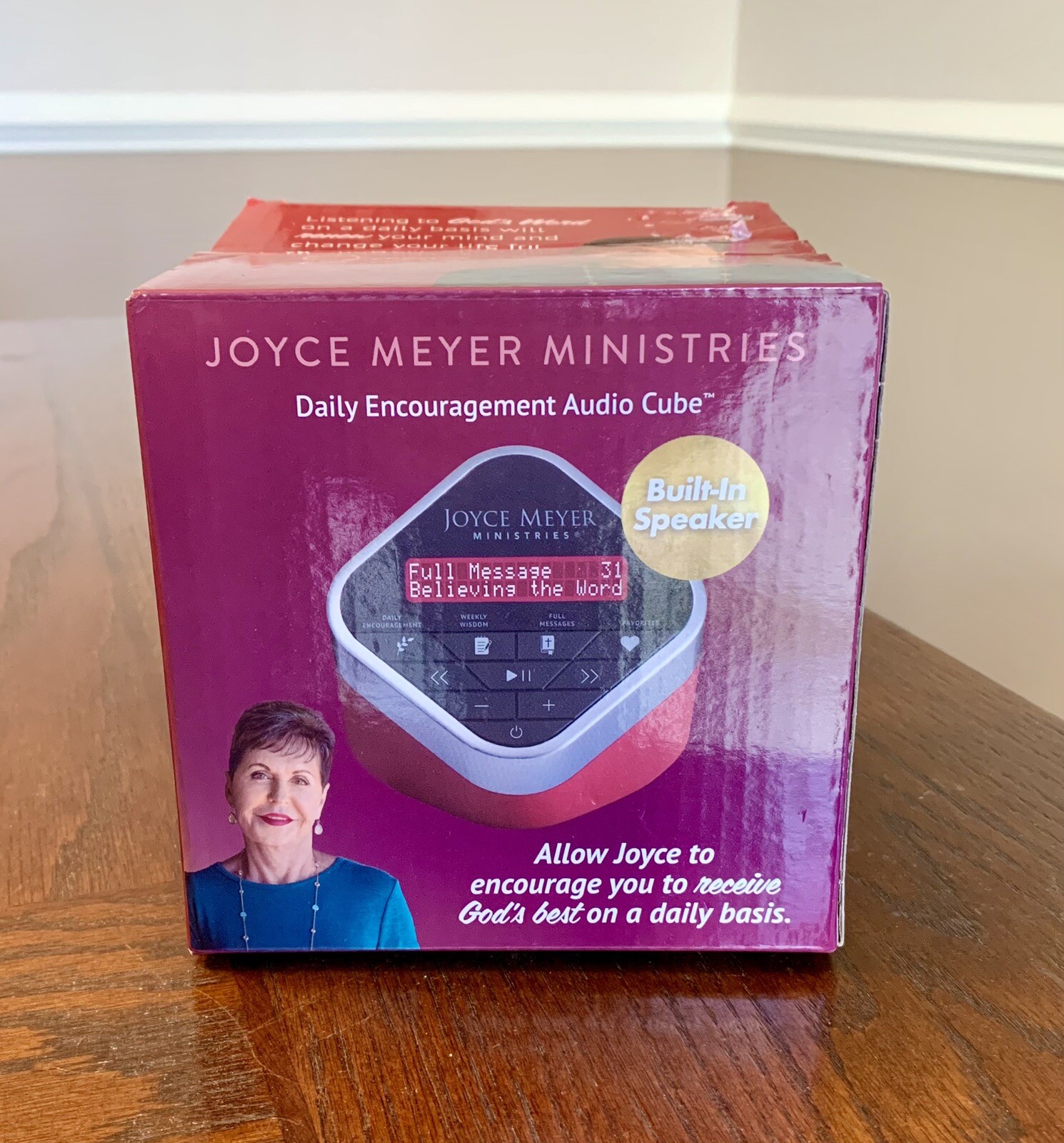 Joyce Meyer Ministries Daily Encouragement Audio Cube Speaker TESTED & Working
