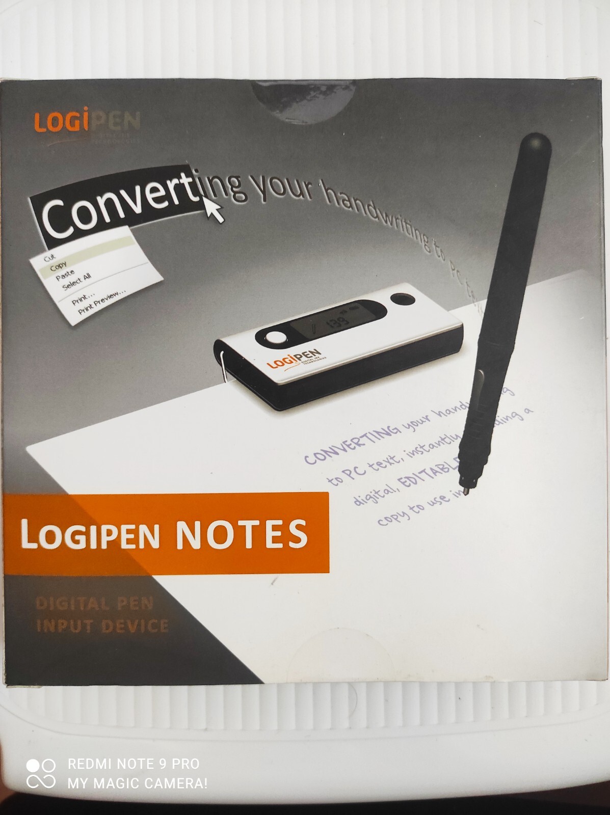 Logipen notes - digital pen input device
