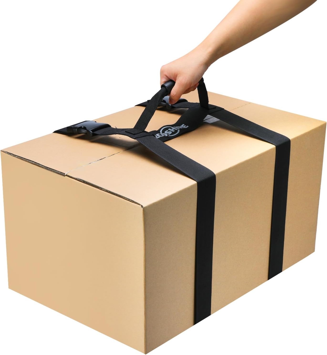 Carrying Strap with Handle, Handheld Belt for Safely Moving and Lifting Heavy...