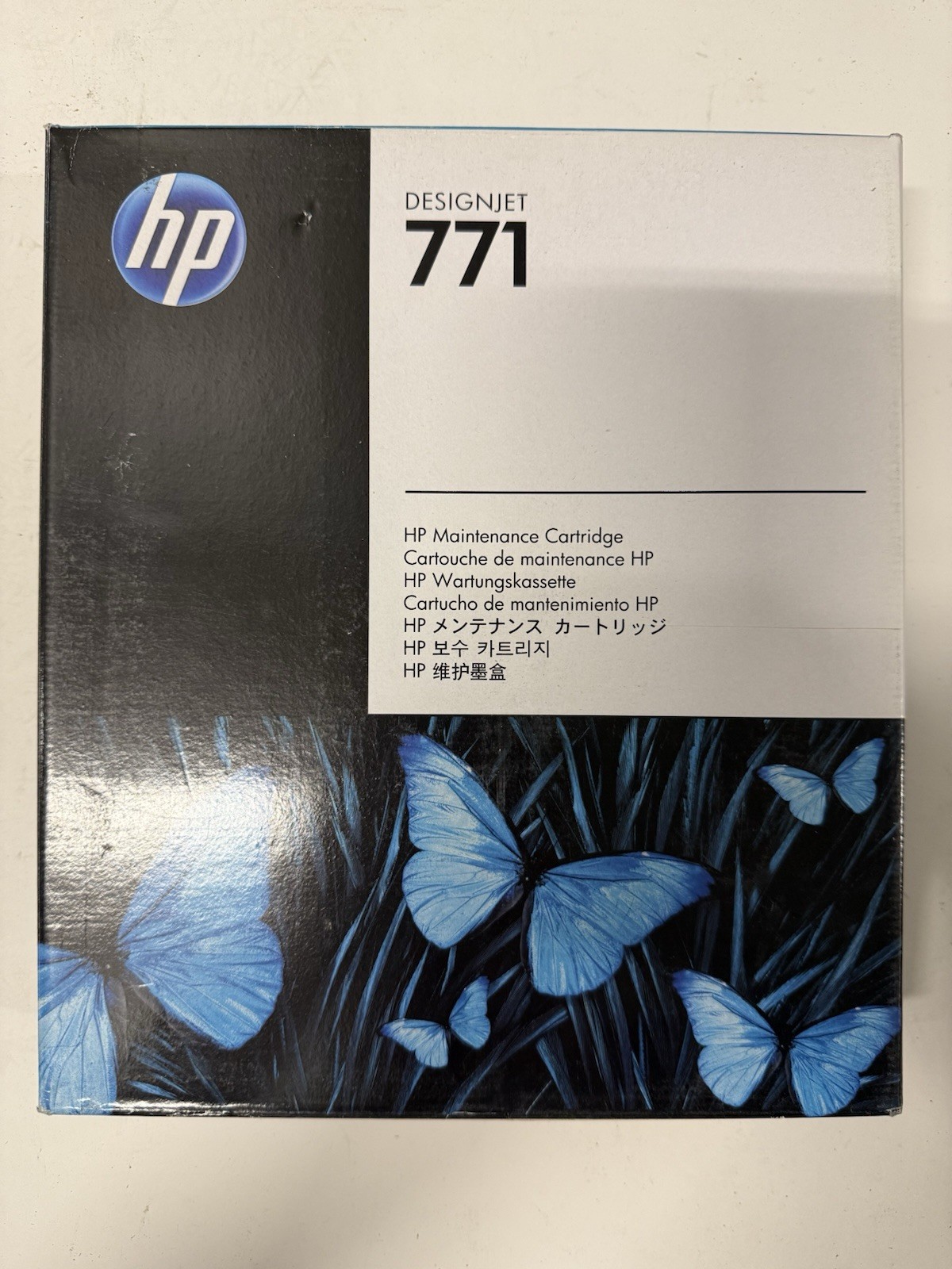 2021 GENUINE HP 771 DESIGNJET Z6200 MAINTENANCE CARTRIDGE CH644A FACTORY SEALED