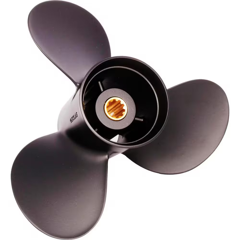 Amita 3 3-Blade Propeller for Mercury, Tohatsu/Honda, 11 In. Pitch, 10 In. Splin