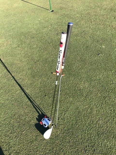 DRY GRIP STICK, GOLF CLUB STAND, HOLDER