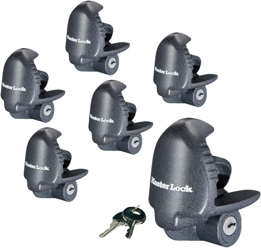 Master Lock - (6) Keyed Alike Universal Trailer Coupler Locks