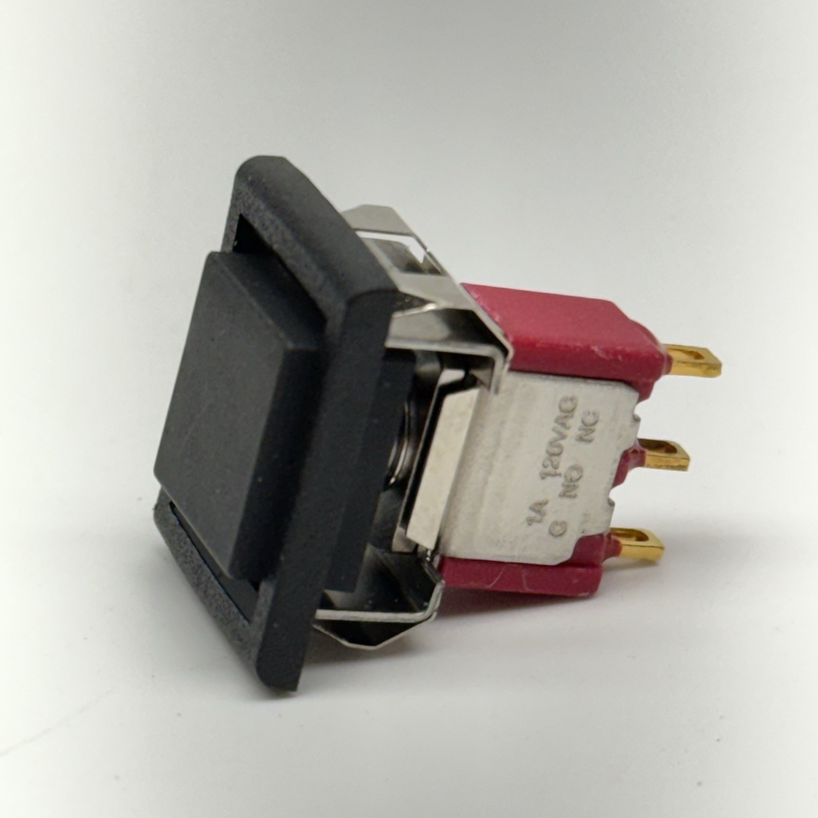 5pcs C&K 8121J81ZGE22 SPDT Momentary Pushbutton Switch Panel Mount, Snap-In