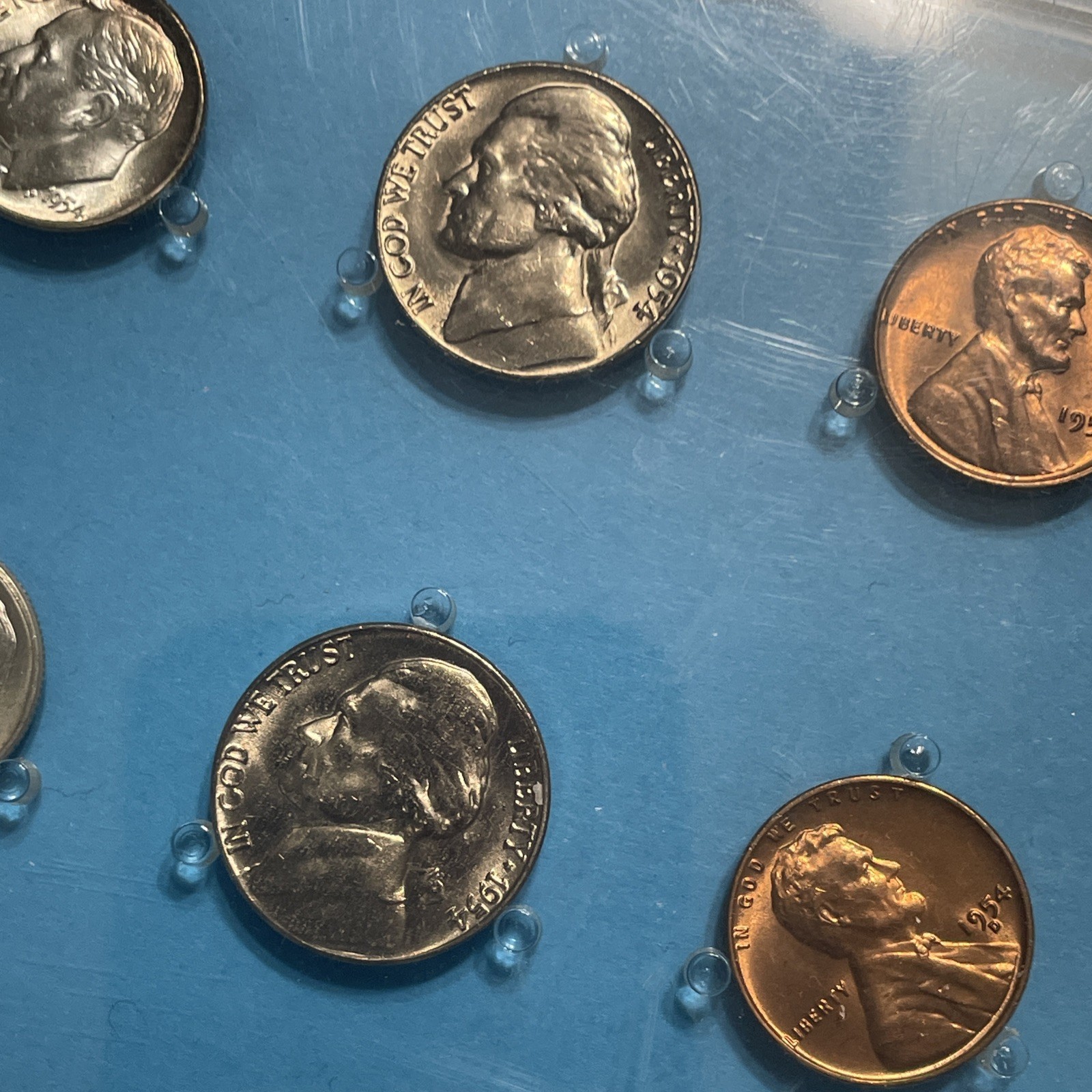 1954 P D S Assembled US Mint Uncirculated Silver 15 Coin Set