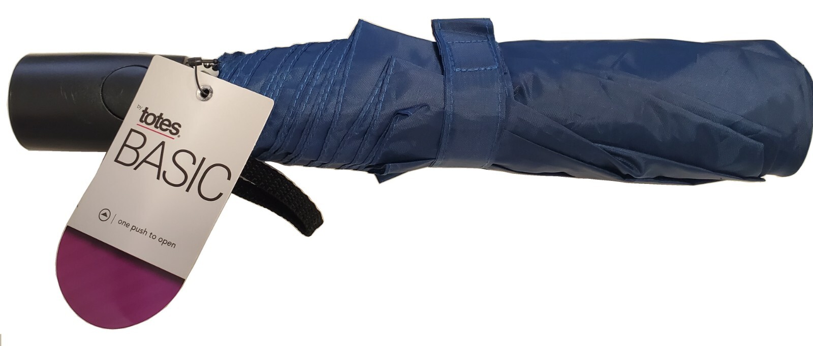 totes Basic auto open umbrella ~ 42  Coverage ~ Royal Blue NEW
