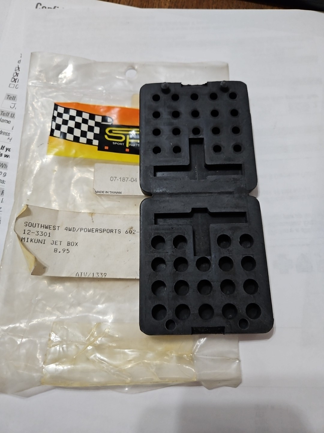 SP1 SPI Jet Carrier  Mikuni 07-187-04 12-3301 LP07301