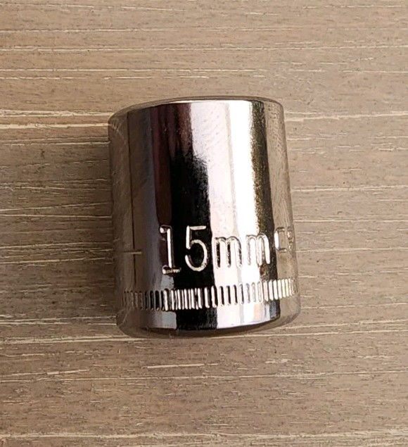 Craftsman 15mm Socket 6 Point 3/8" Drive S-AC 43547