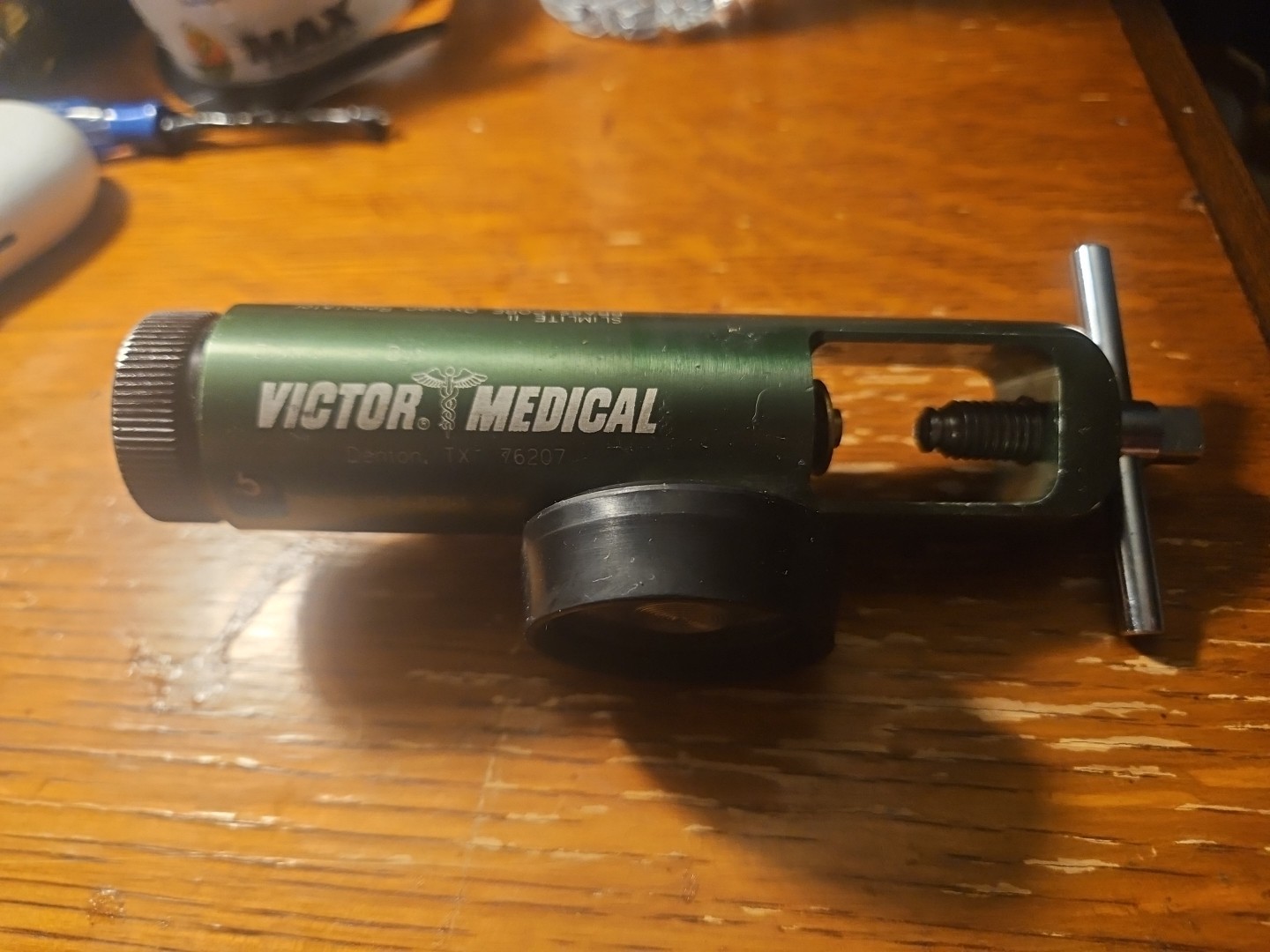 Victory Medical Slimlite 2.0 P/N 0781-3320 Brass Core Oxygen Regulator