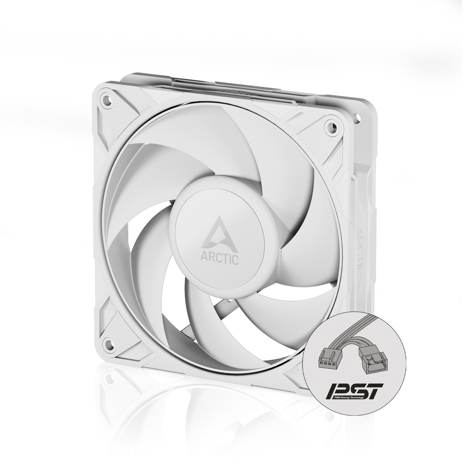 ARCTIC P12 Pro PST white Fan 120 mm PWM PC Case Silent