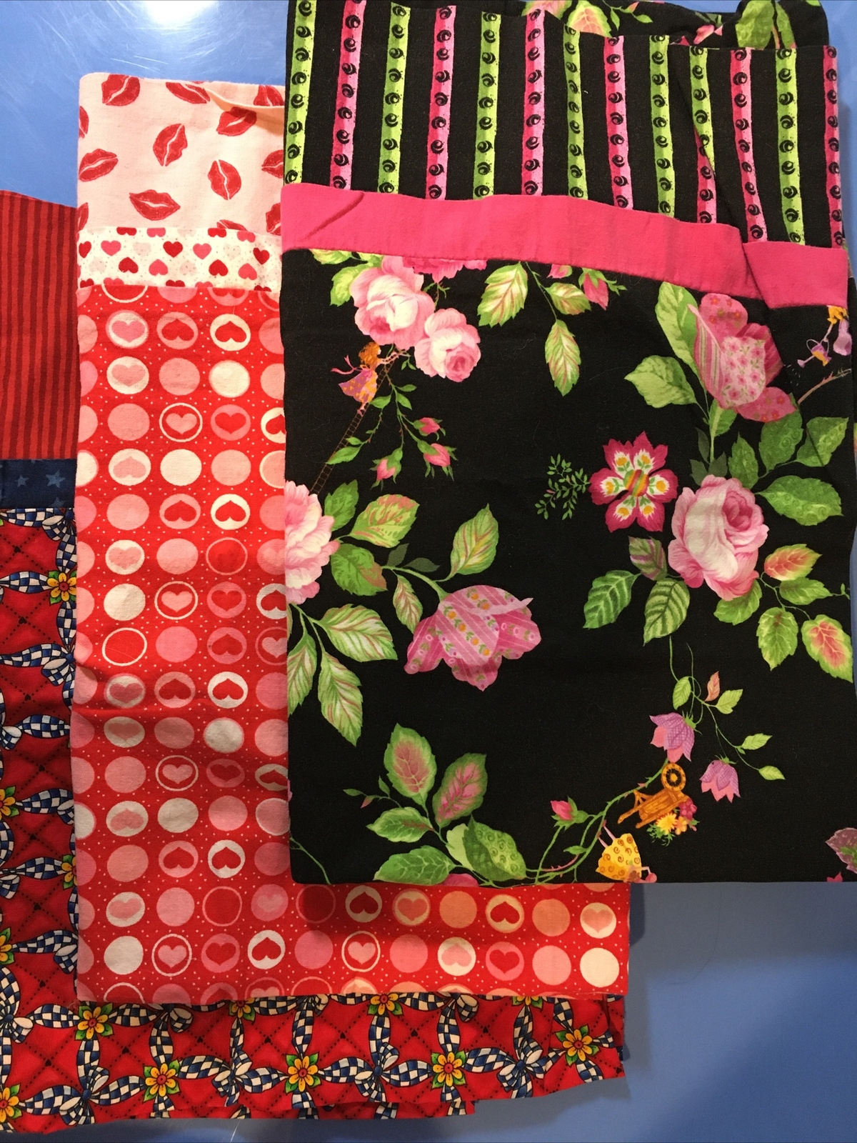 Girls Pillow Cases Lot  of 3  , See Pics,  handmade A660 Lot#10