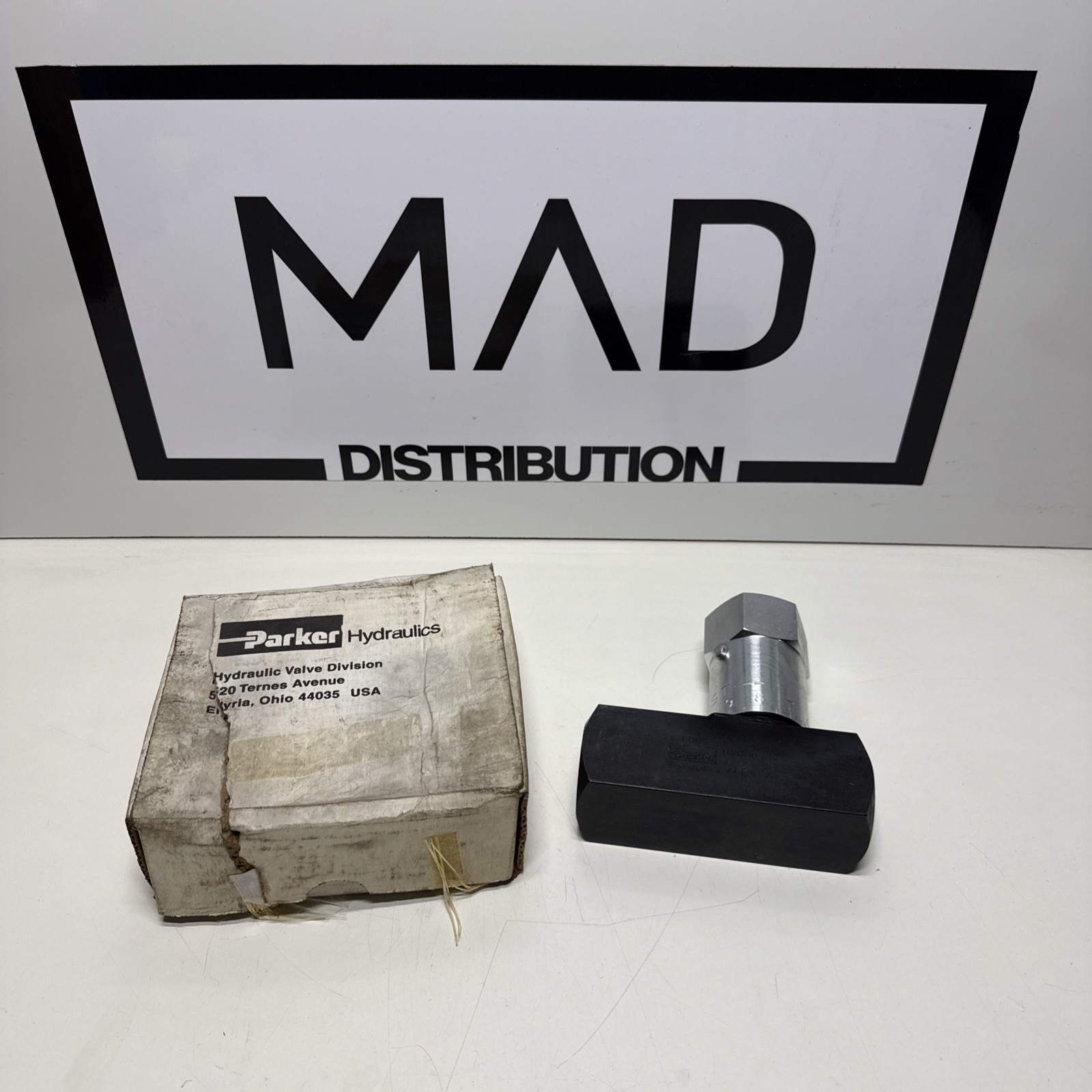 NEW PARKER F1600S-12MY 1” 3,000 PSI 207 BAR 40 GPM 151 LPM HYDRAULIC VALVE