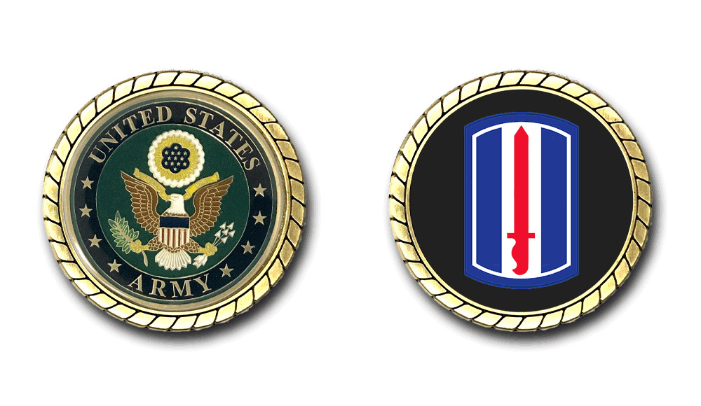 193rd Infantry Brigade US Army Challenge Coin Officially Licensed