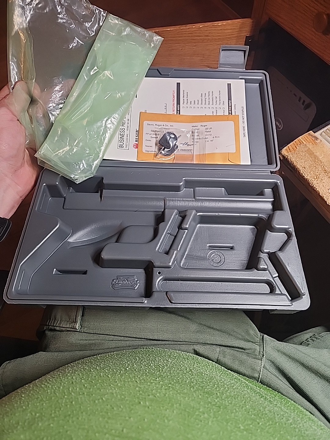 Ruger KMKIII678GC MARK III COMPETITION Stainless Factory Gray Hard Box 10112