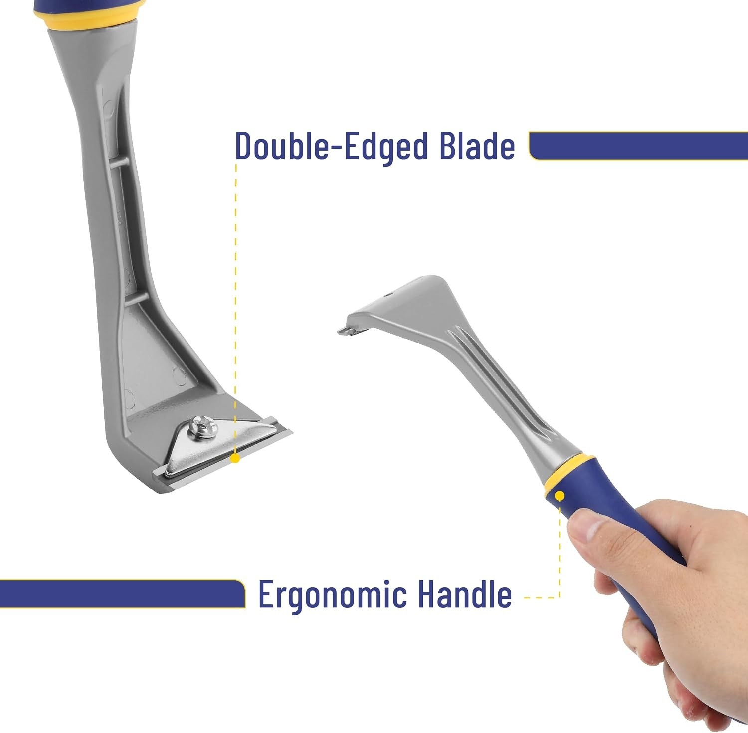High-Performance Bates Paint Scraper - 2-Inch Tungsten Steel Blade for Precision